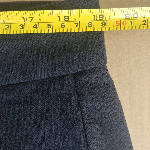Vince wide leg cropped black cotton pants comfortable trousers sz 16 - Picture 11 of 12